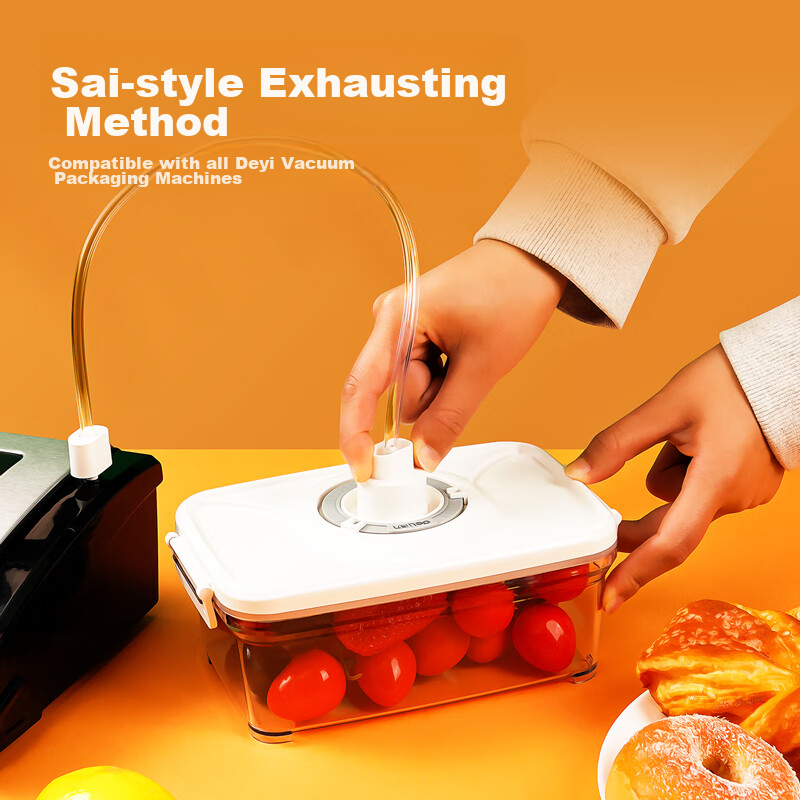 Deli Vacuum Food Storage Container, Multi-Grain Kitchen Storage Box, Milk Powder...