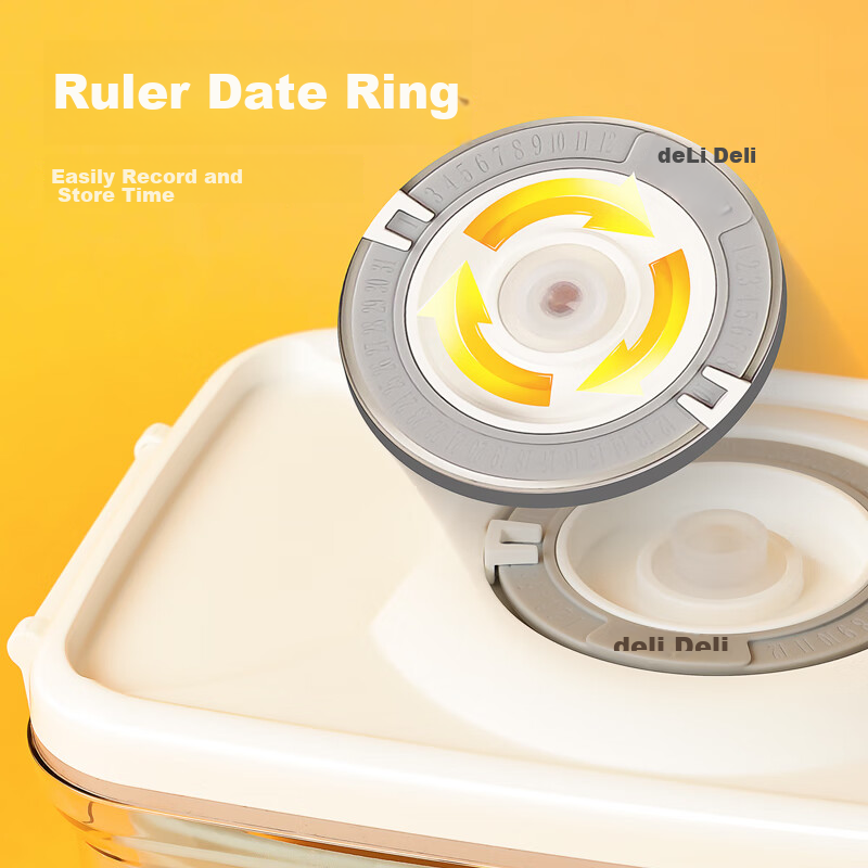 Deli Vacuum Food Storage Container, Multi-Grain Kitchen Storage Box, Milk Powder...