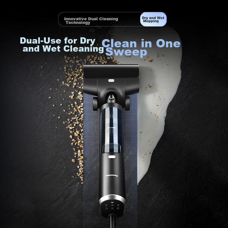 Panasonic Smart Home Floor Cleaning Machine Vacuum Cleaner And Mop All-In with H...