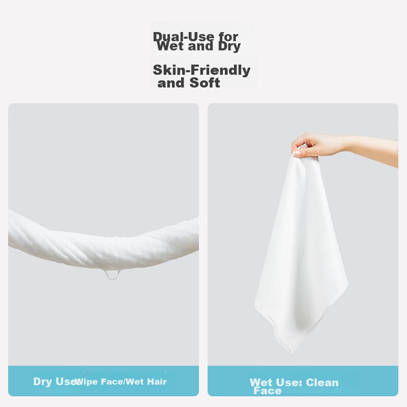 Jingzao Disposable Towels, 10 Pack, Non-Compressed, 30*70cm, Extra Large And Thi...