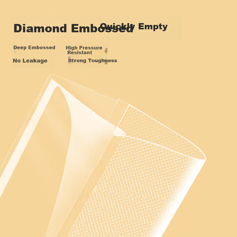 Jingzao Vacuum Storage Bags, Food-Grade Sealed Plastic Bags, 25*30cm (55 Pieces)