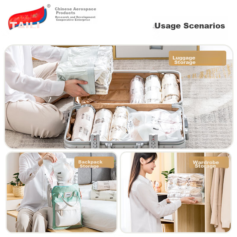 Taili Vacuum Storage Bags, Compression Bags, Clothes Packing Bags, Travel Bags,...