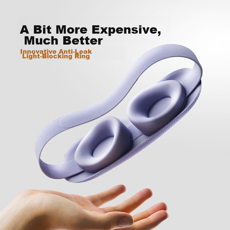 EVERYTHINK3D 3D Eye Mask, Light-Blocking, Adjustable, Comfortable for Sleeping,...