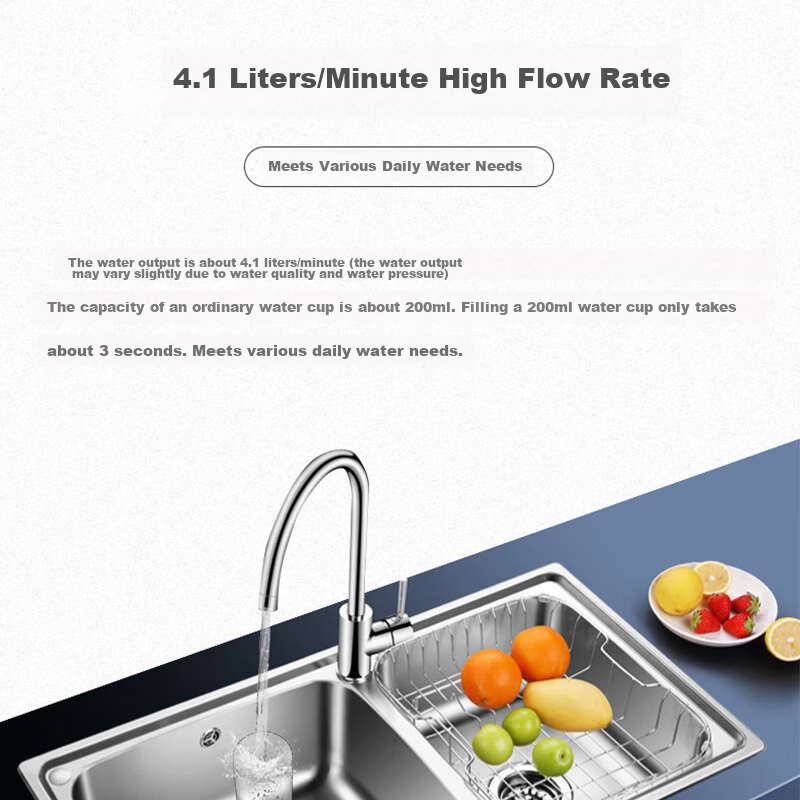 Everpure High-End Under-Sink Water Purifier, Scale Inhibitor And Lead Remover, D...