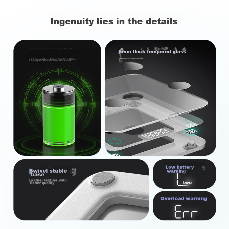 Bear Professional Smart Body Fat Scale, Weight Scale, Electronic Scale, Heart Ra...