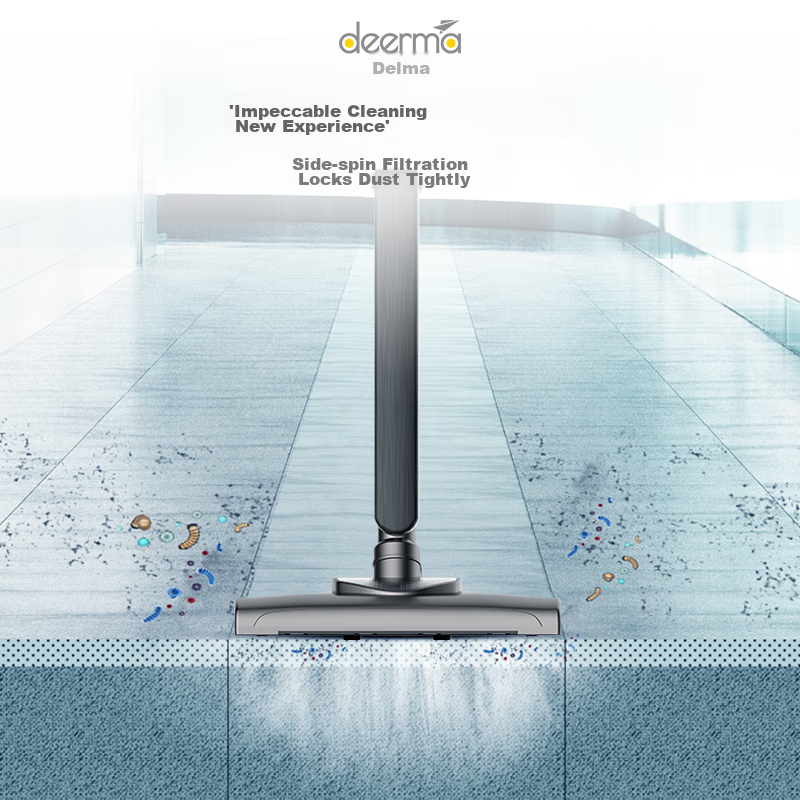 Deerma Small Household Upright Vacuum Cleaner DX700S, Handheld Vacuum for Home U...