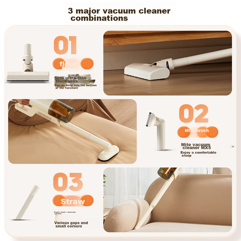 Bear Vacuum Cleaner for Home And Office, Handheld Corded, Powerful Suction, Five...