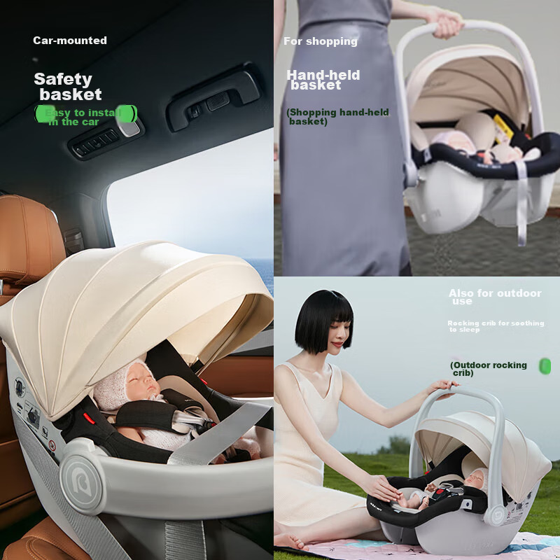 Ekobebe Newborn Baby Car Seat, Portable Car Seat for Infants, Car Travel Bassine...