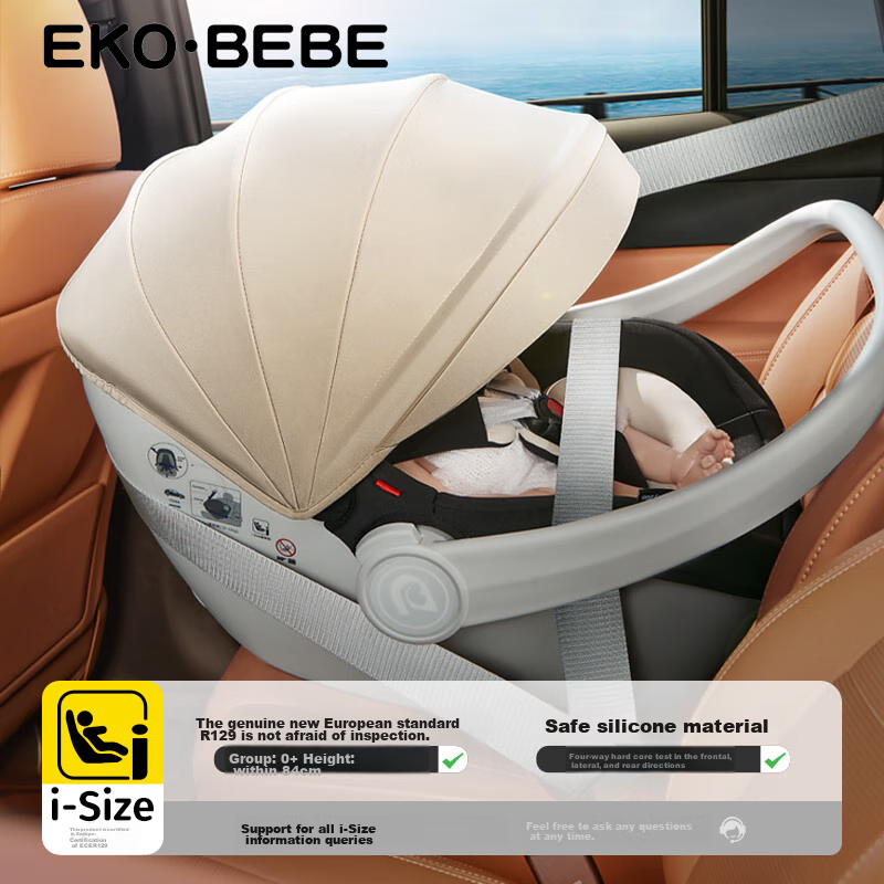 Ekobebe Newborn Baby Car Seat, Portable Car Seat for Infants, Car Travel Bassine...