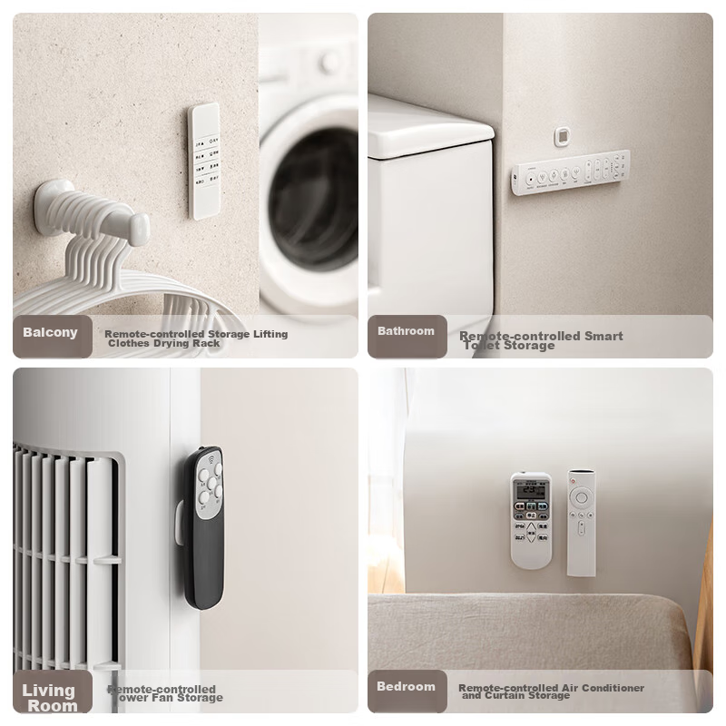 Lanjiaoluo Magnetic Wall Mount Hangers for Remote Controls, TV And Air Condition...