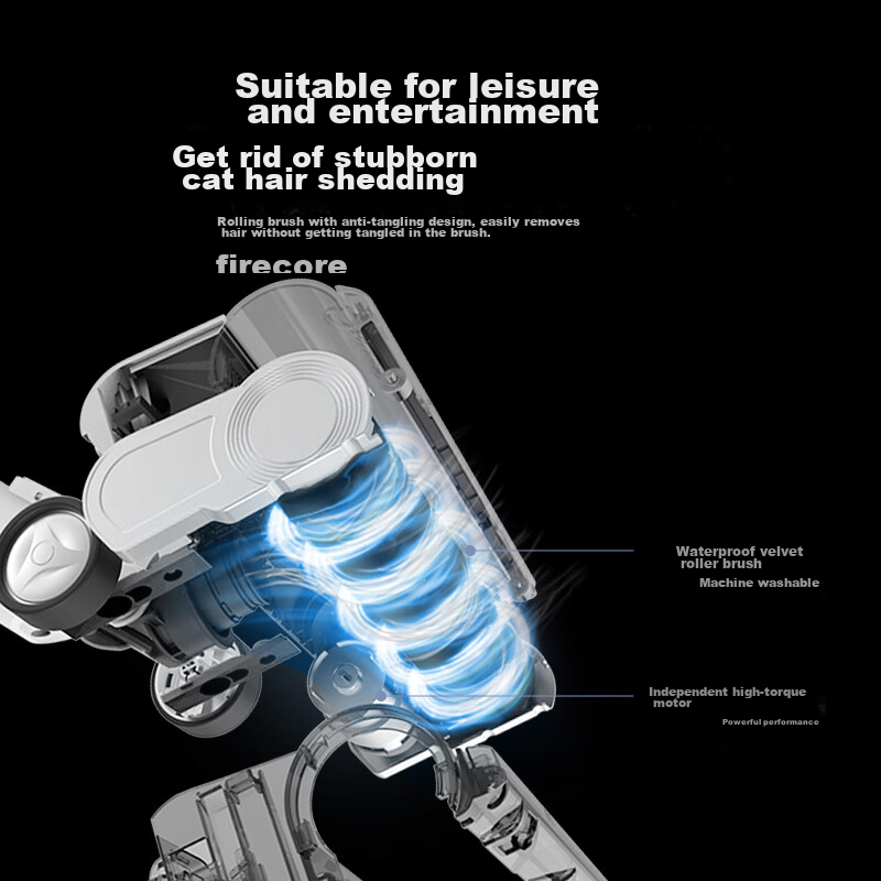 Midea Vacuum Cleaner Q3 Green Cordless Handheld Vacuum for Home Use, High-Power...