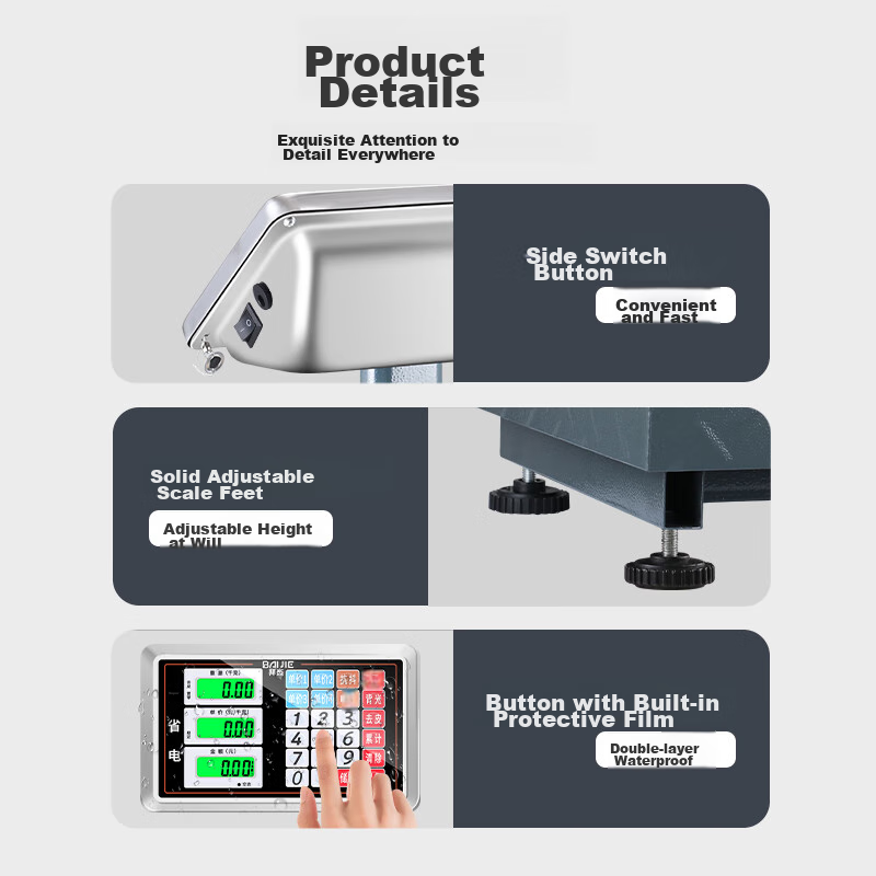 Baijie Digital Electronic Scale, Folding Price Scale, Folding Weighing Scale, Fo...