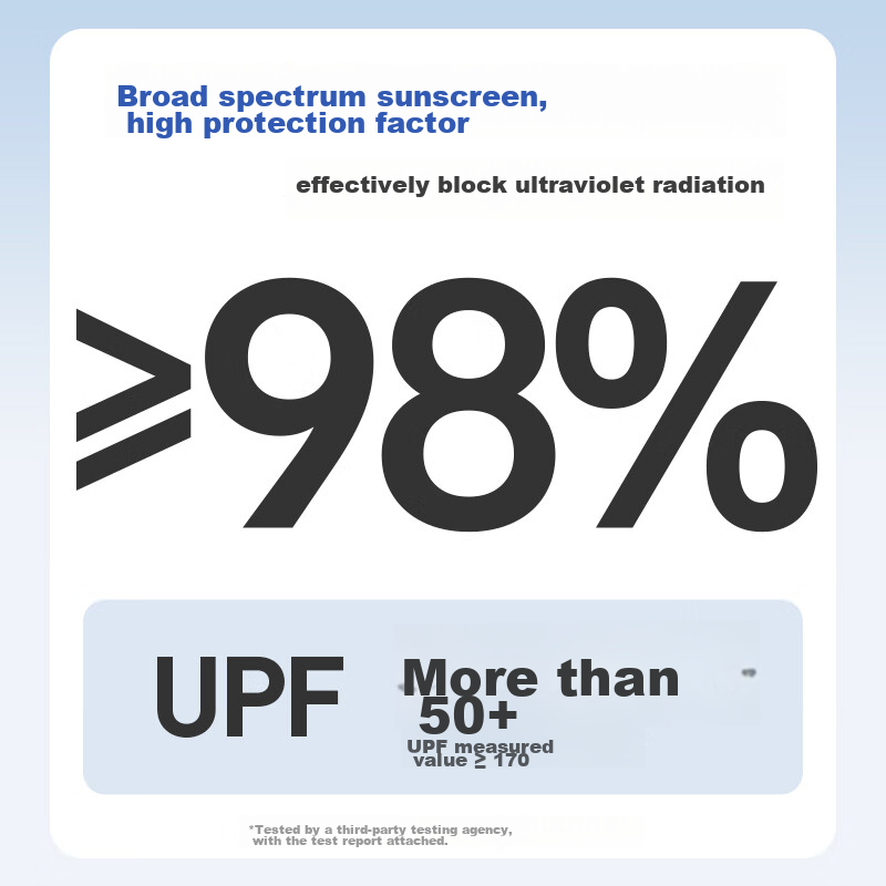 Jingzao UPF170+ Ultra-Light Original Yarn Sun Protection Clothing, Outdoor Sun P...