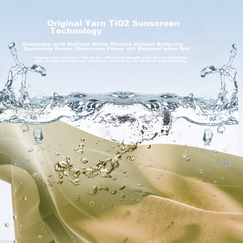 Jingzao UPF170+ Ultra-Light Original Yarn Sun Protection Clothing, Outdoor Sun P...