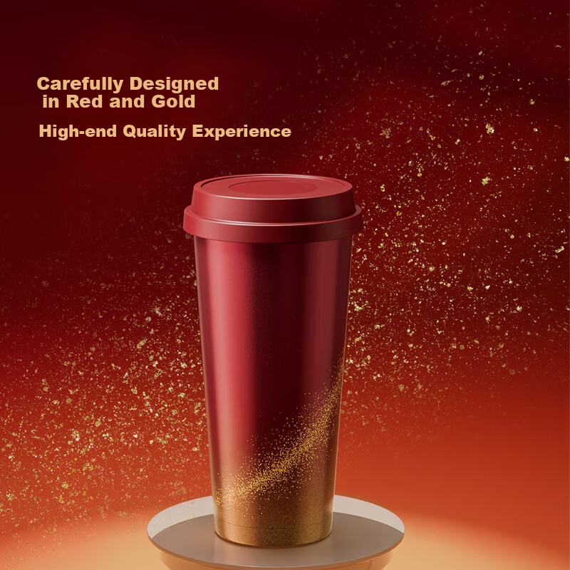 Jingzao Oriental Lucky Insulated Cup Water Cup Men and Women Children Large Capa...