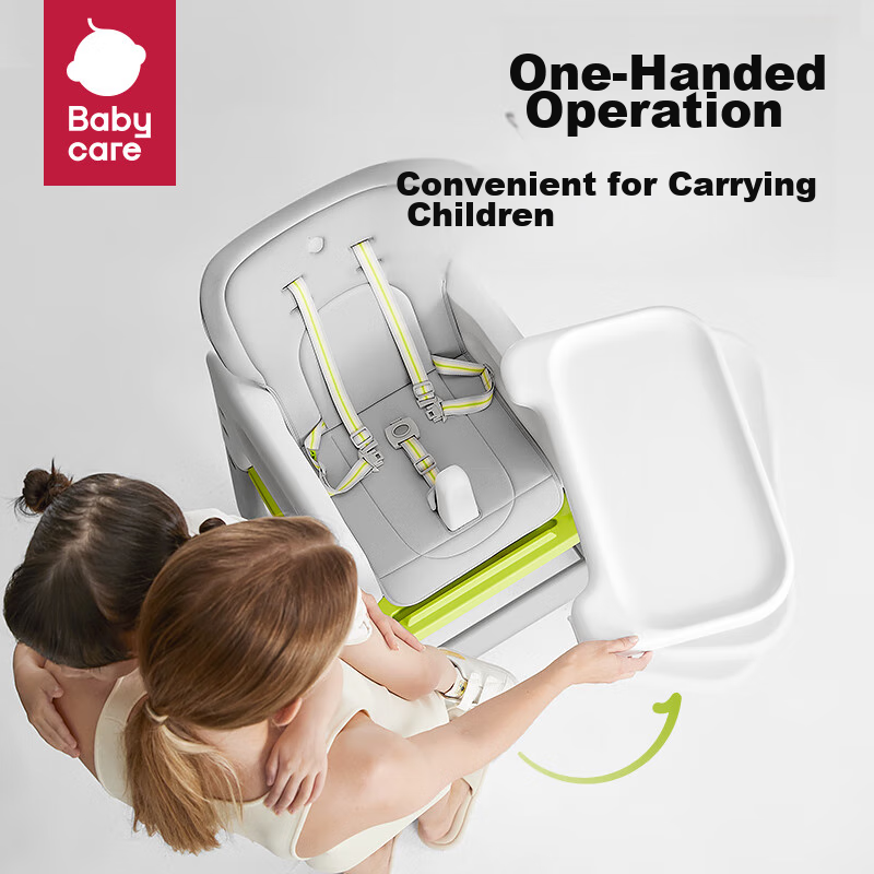 Babycare Multifunctional Baby High Chair, Safe And Anti-Fall Children's Dining S...