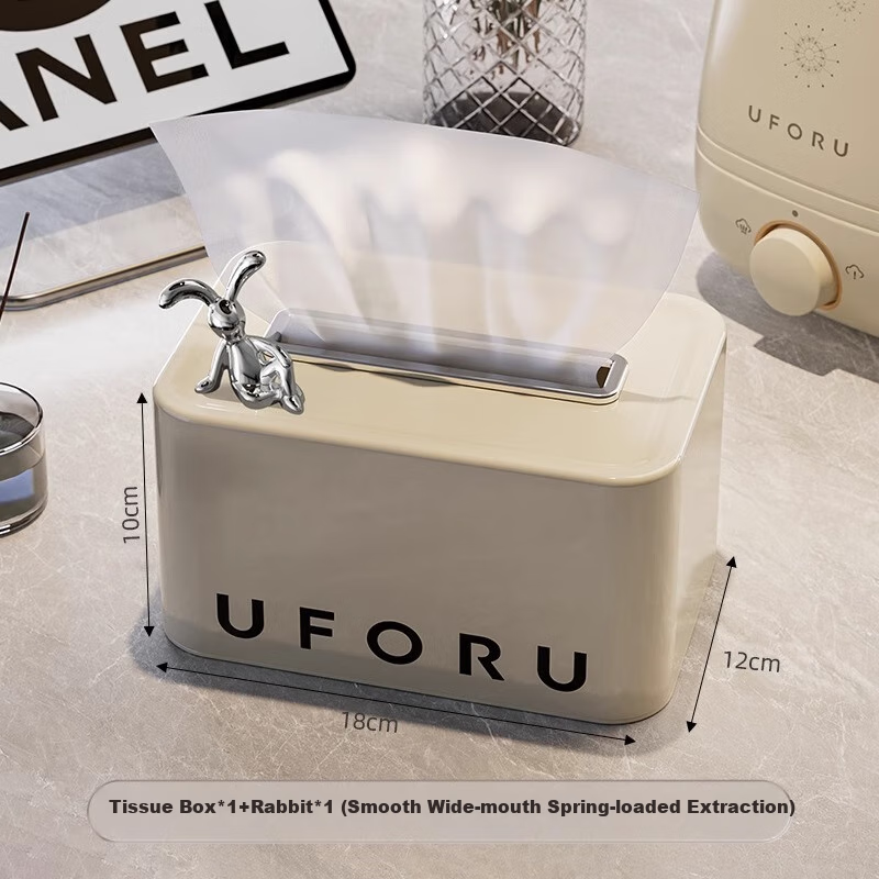 MUYA Tissue Box, Living Room High-End Luxury Tissue Holder, Coffee Table Decorat...