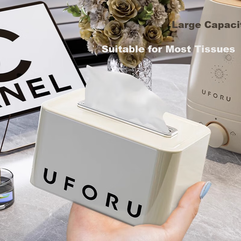 MUYA Tissue Box, Living Room High-End Luxury Tissue Holder, Coffee Table Decorat...