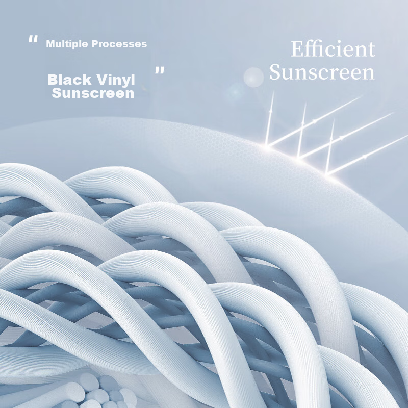 MAYDU 10K Fully Automatic Umbrella, Three-Fold, Black Gel, Sun Protection, UV Pr...