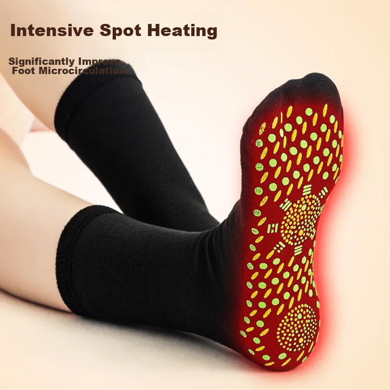 Jiashigao Self-Heating Socks, Women's And Men's Warm Foot Warmer, Cold-Proof Foo...