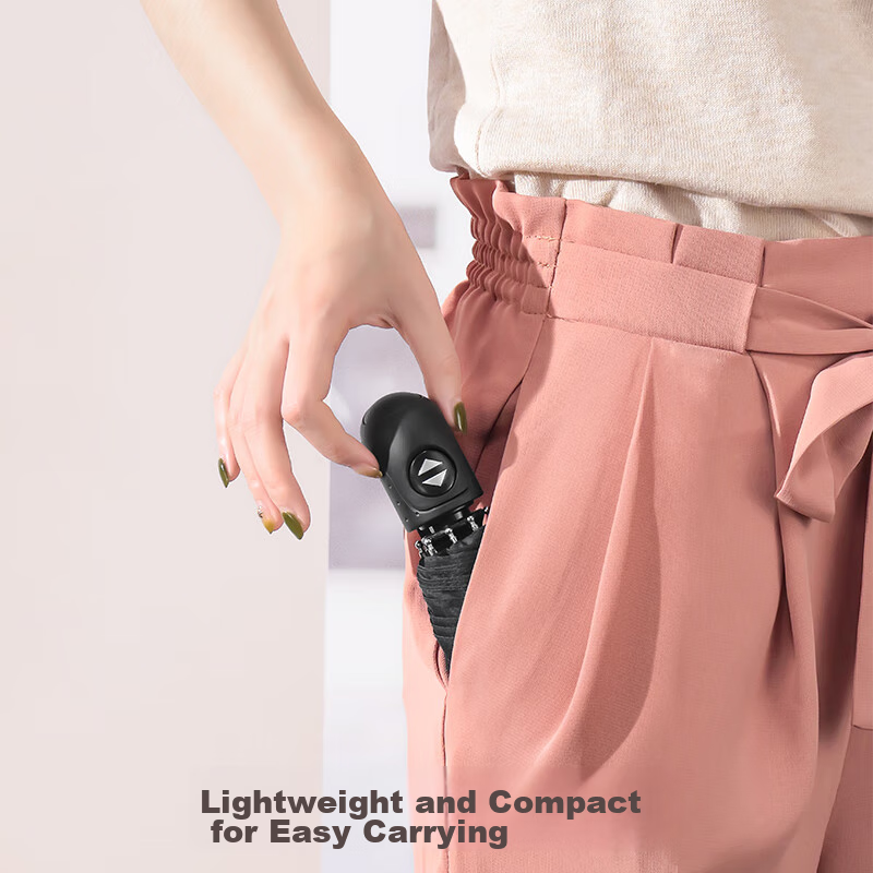 ZUODU 5-Fold Fully Automatic Umbrella, Compact And Portable, Durable And Windpro...