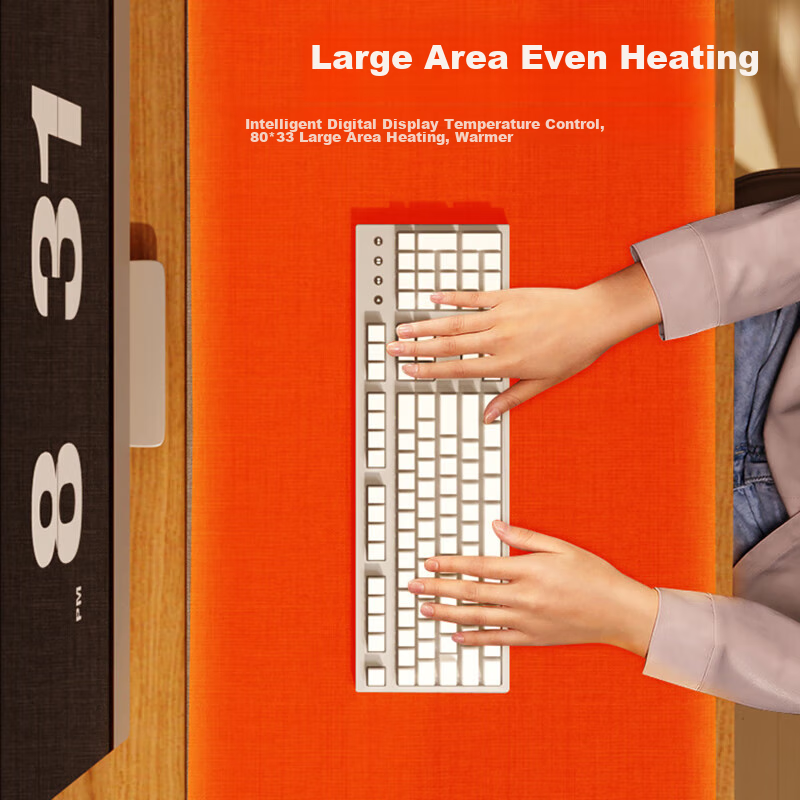 Jiashigao Heating Desk Pad, Mouse Heating Pad, Desktop Warm Pad, Extended And En...