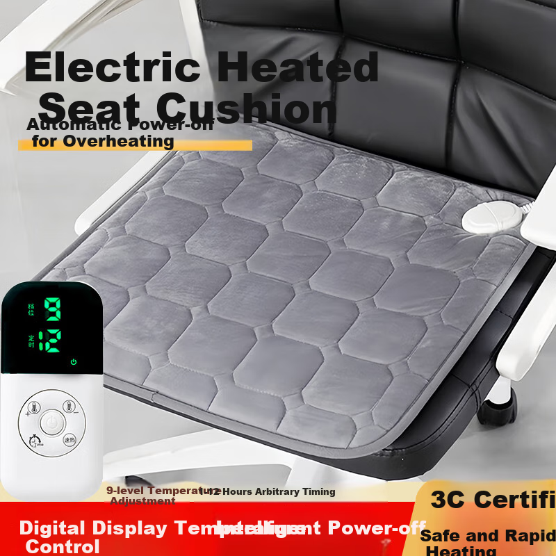 Jiashigao Heated Seat Cushion for Office Chair Home Winter Warm Electric Heated...
