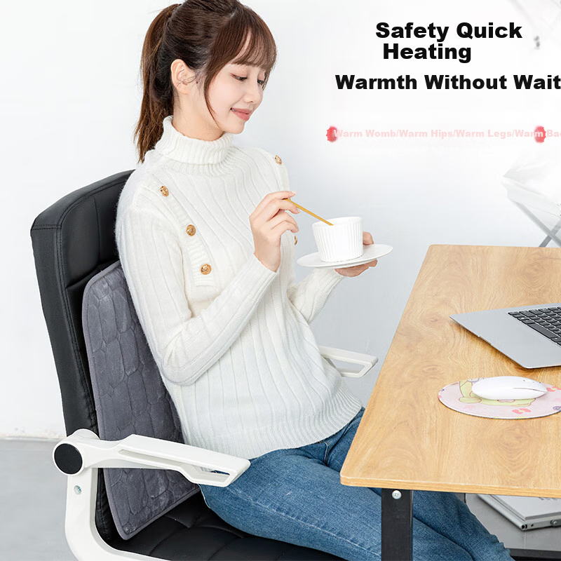 Jiashigao Heated Seat Cushion for Office Chair Home Winter Warm Electric Heated...