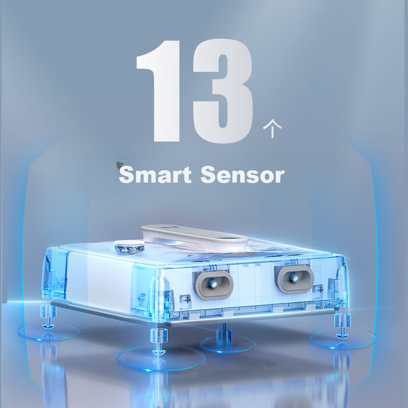 Hete W9 Automatic Window Cleaning Robot, Intelligent Frequency Conversion, Dual-...