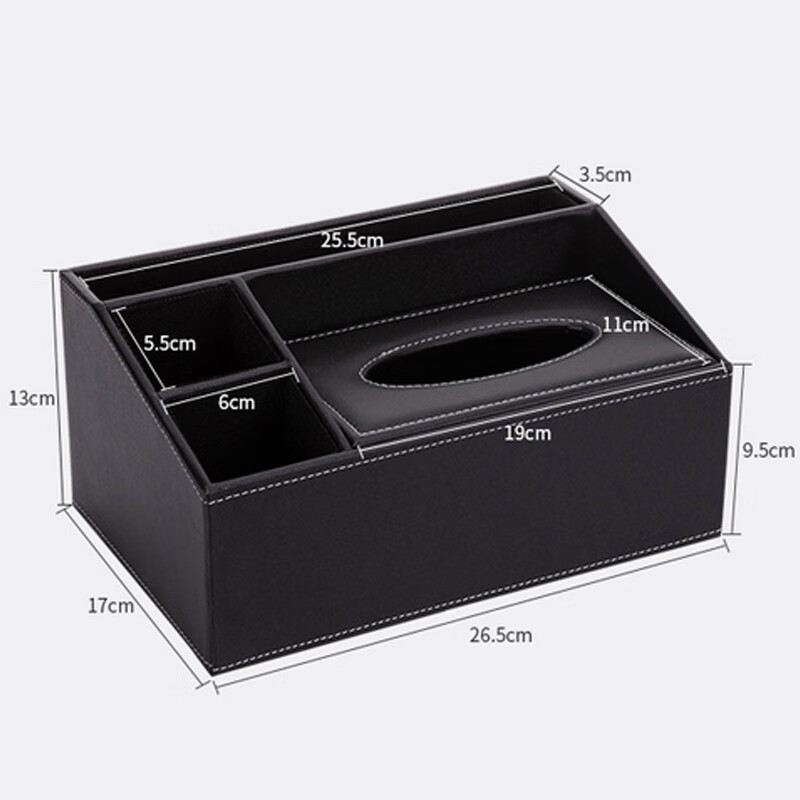 Jingxin Multifunctional Leather Tissue Box, Paper Towel Holder, Office And Hotel...