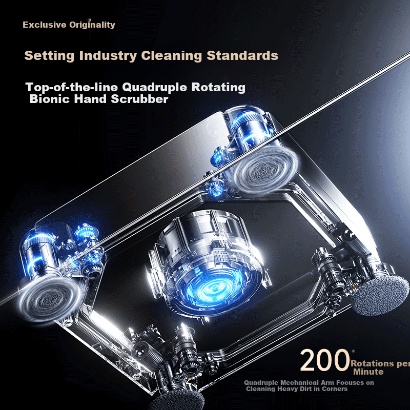 Huojing [Portable Premium] Window Cleaning Robot X7 Pro, Fully Automatic Water-S...