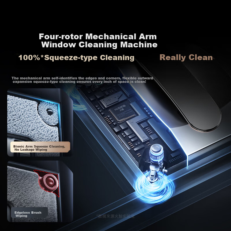 Huojing [Portable Premium] Window Cleaning Robot X7 Pro, Fully Automatic Water-S...