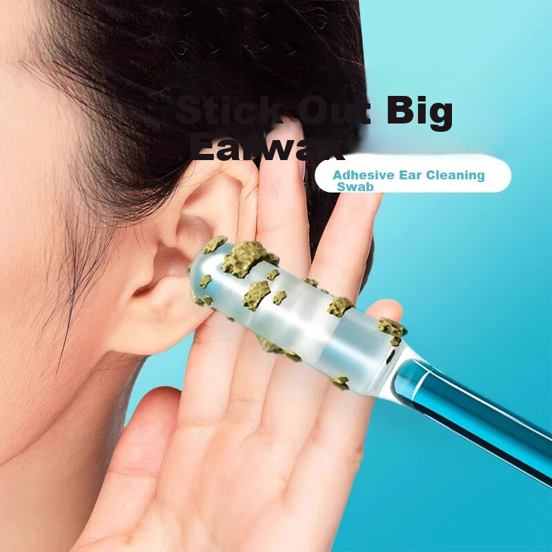 Lingchen Ear Cleaning Stick, Ear Cleaning Tool, Adhesive Ear Spoon, Disposable C...