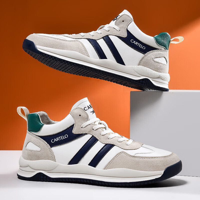 CARTELO Men's Casual Sneakers, Spring And Summer Dad Shoes, Hiking Classic Skate...