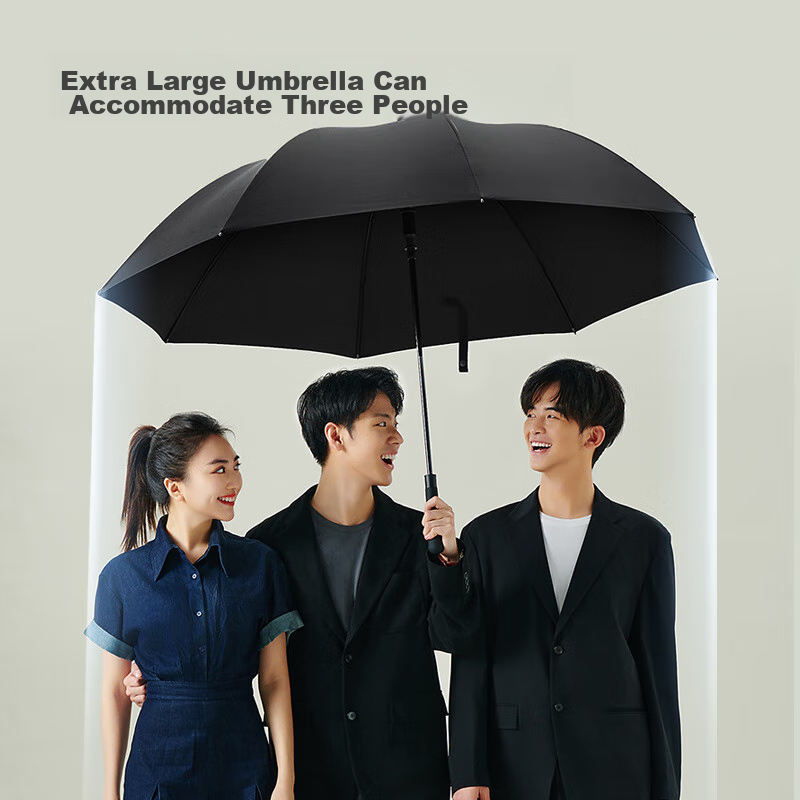 Jingzao Extra Large Umbrella, Long Handle, Automatic, Men's Straight Pole, Golf...