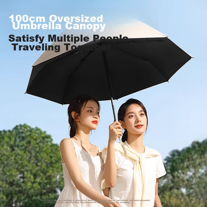 Wuhu Fully Automatic Sun And Rain Umbrella for Men And Women, UV Protection, Lar...
