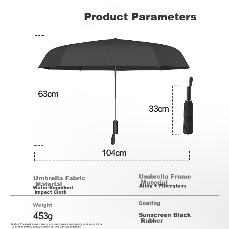 Xiao Mo Memory Folding Umbrella Non-folding Second Collection Umbrella Fully Aut...