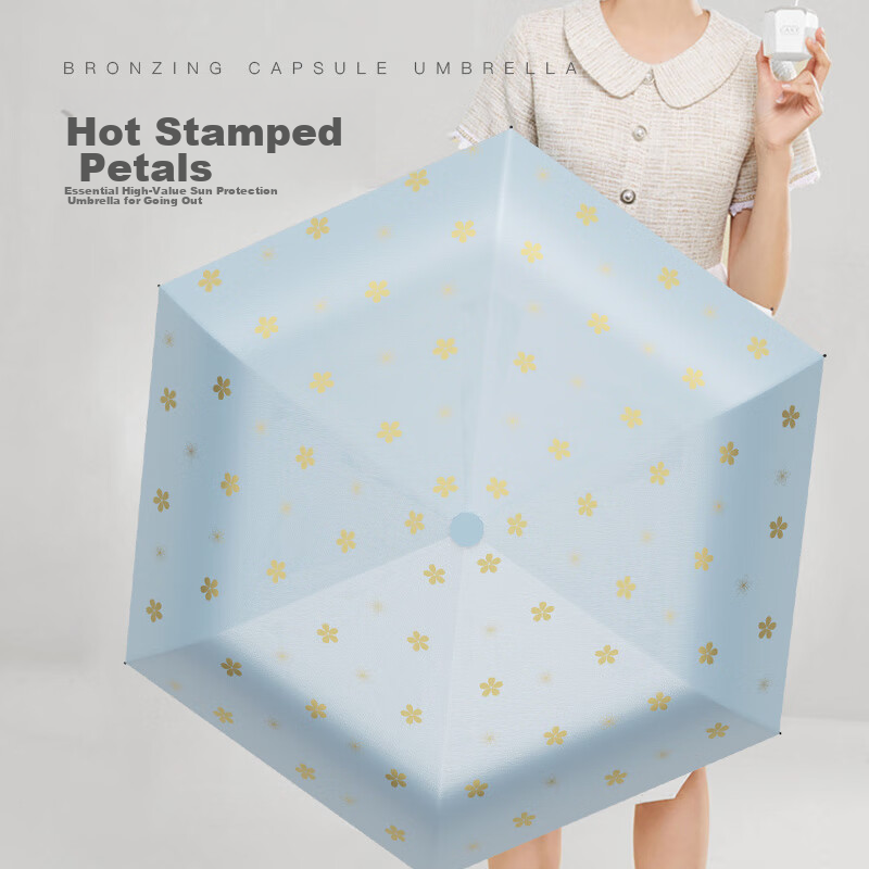 Xiaomo Folding Umbrella, Sun And Rain Protection, UV-Resistant, Mini Portable, C...