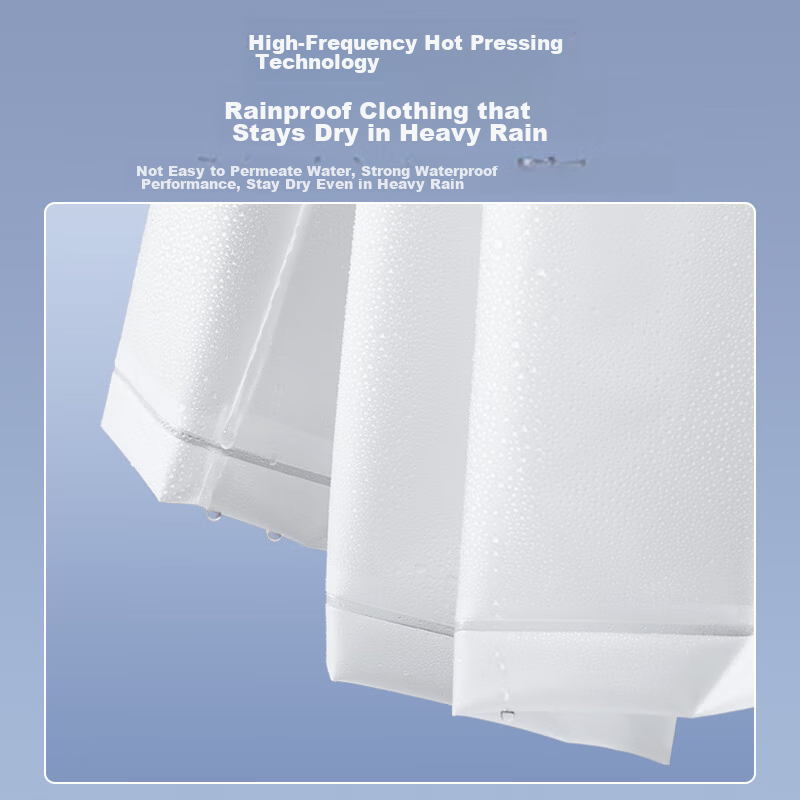 Jingzao TPU Adult Hiking Raincoat for Men And Women, Outdoor Travel Portable Lar...