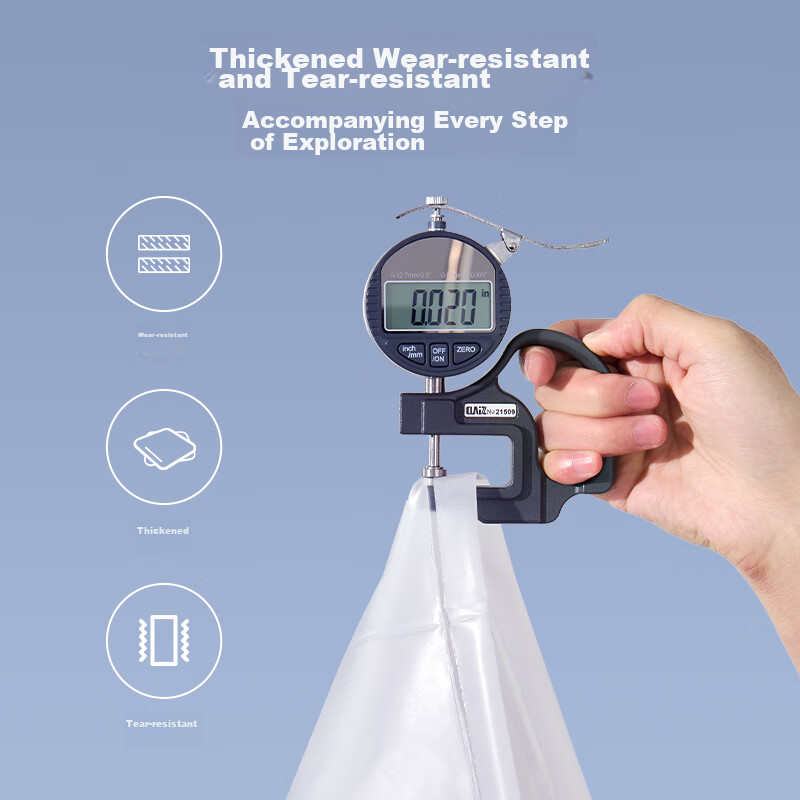 Jingzao TPU Adult Hiking Raincoat for Men And Women, Outdoor Travel Portable Lar...