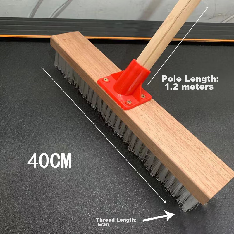 Meijia Shenghuo Floor Brush, Long Handle, Hard Bristles, Kitchen And Bathroom Cl...