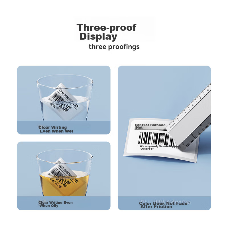 Yuanping Barcode Label Printing Paper, Triple-Protection Thermal Label Paper, El...
