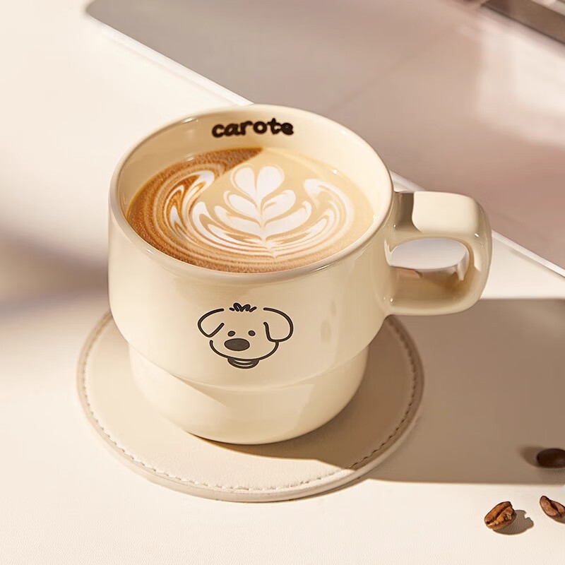 CARTE Ceramic Mug with Handle, Gift for Women And Couples, Office And Home Use,...