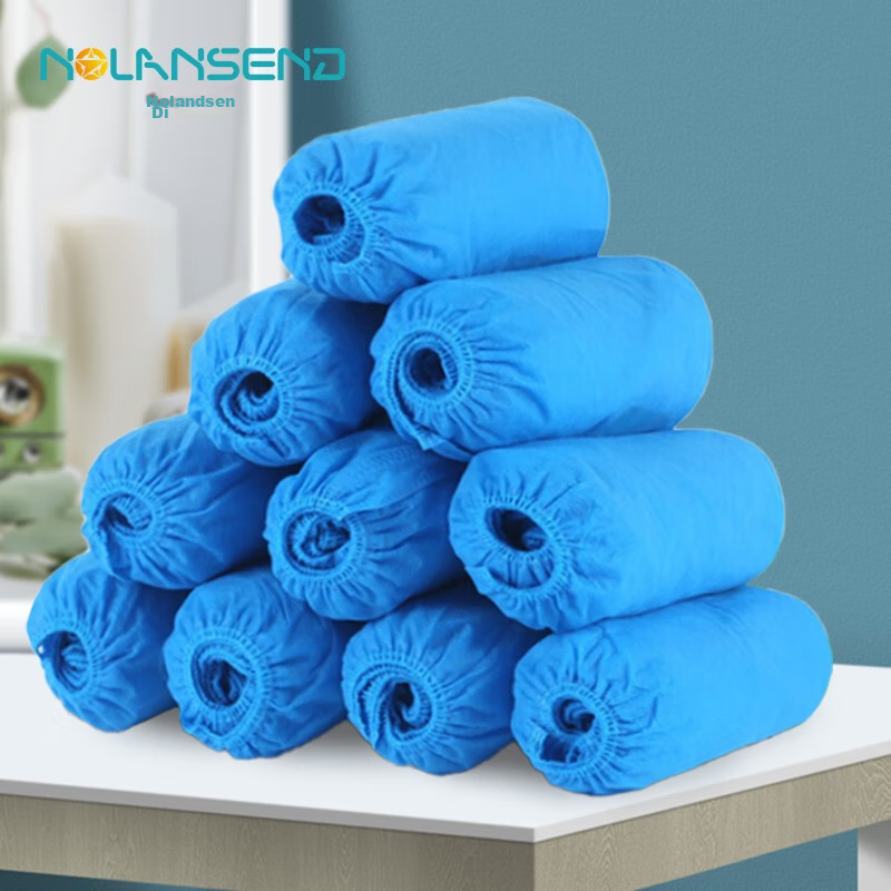 Nuolanshendi Non-Woven Shoe Covers, Indoor Breathable Dust-Proof Foot Covers, Di...