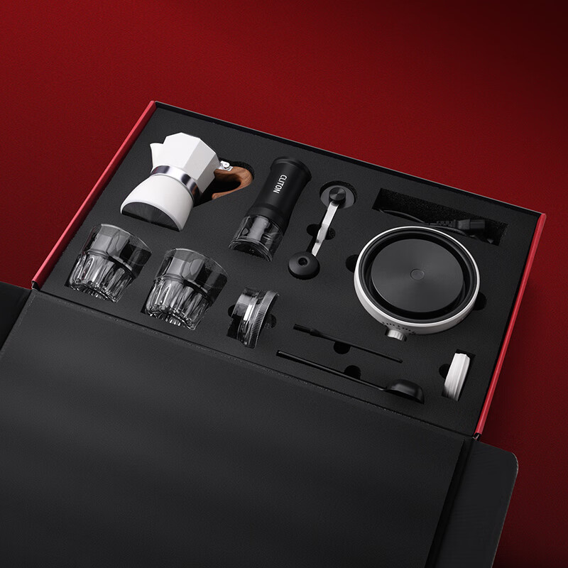 CLITON Pour Over Coffee Maker Gift Set with Electric Coffee Grinder Portable Cof...