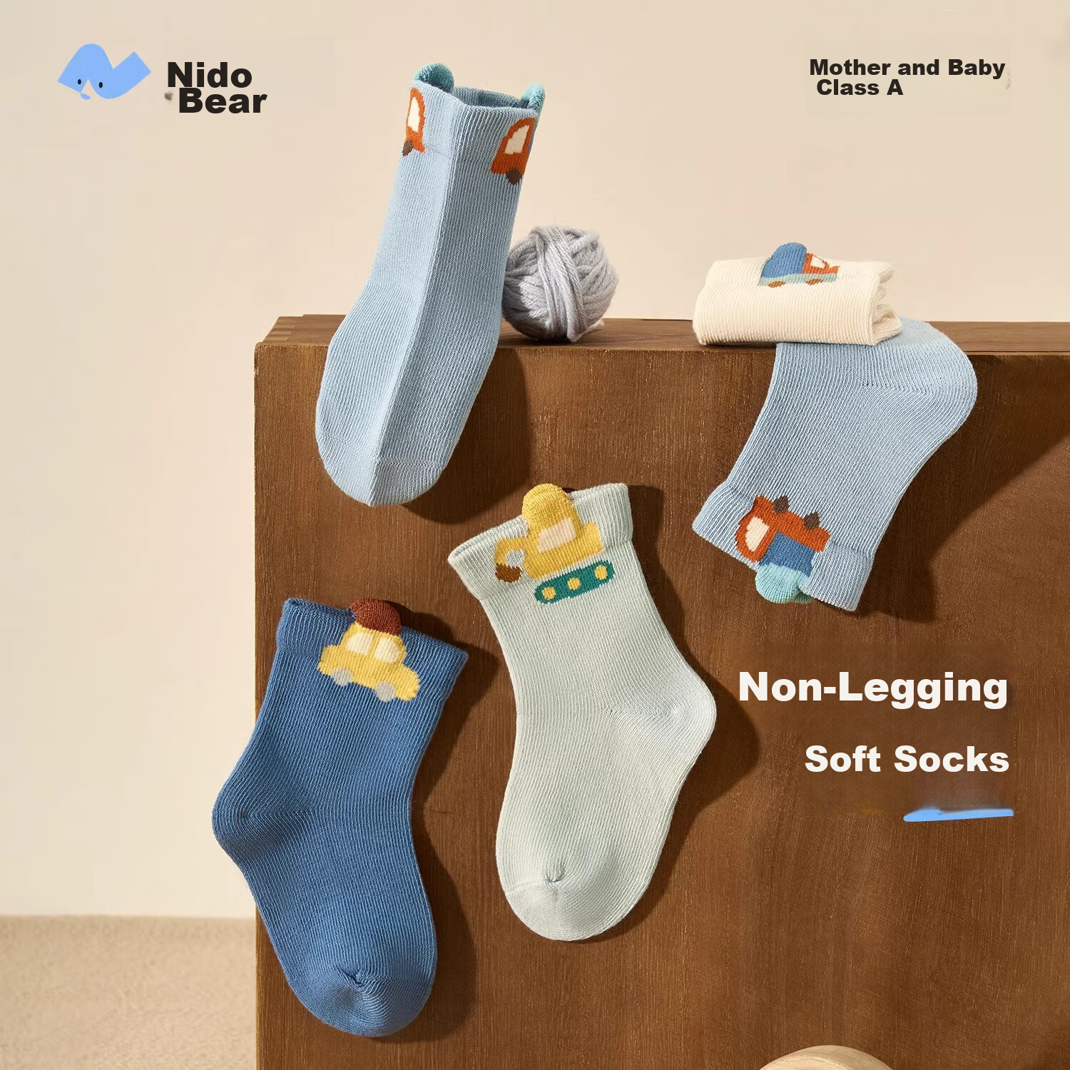 Niduoxiong Baby Socks, Spring And Autumn Cotton Socks, Children's Socks, Boys' S...