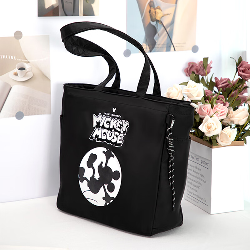 Disney Handbag, Women's Bag, Mickey Mouse Shoulder Bag, Large Capacity, Ultra-Li...