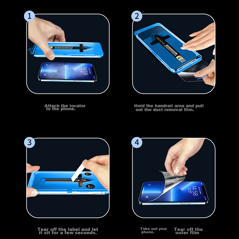 Mofa Jiang Tempered Glass Screen Protector for Apple IPhone 14 Pro And IPhone 14...