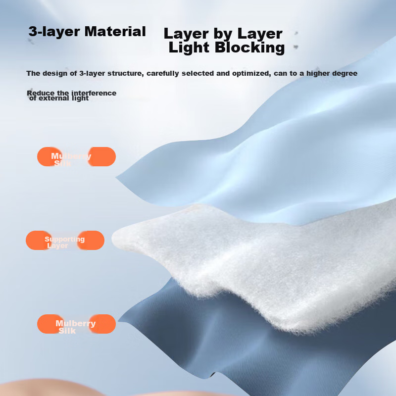 TA Children's Silk Eye Mask, Mulberry Silk, for Students And Infants, Sleep, Sun...