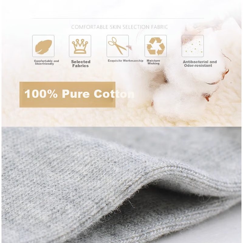 LangSha Men's Cotton Sports Socks Casual Short Socks Full Cotton Absorbent Breat...